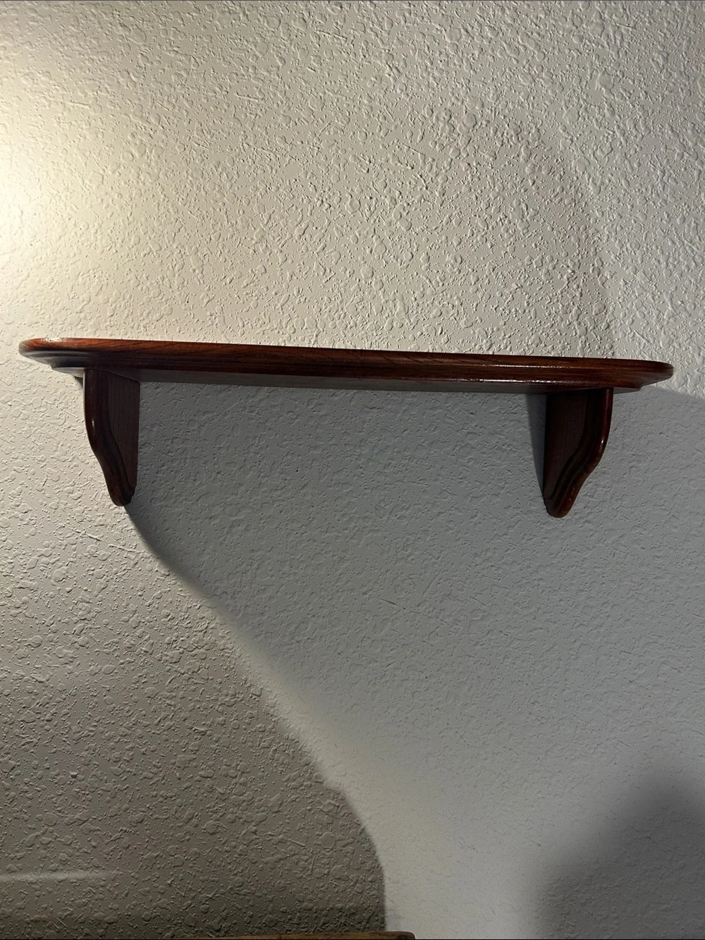 Wood Wall Shelf - Brown Decorative Floating Shelf
